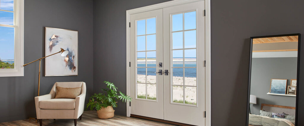 beautiful French style entry door